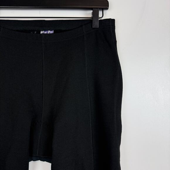 Ibex Womens Cycling Padded Biking Capri Pants Black Wool Blend - XL - Picture 3 of 8